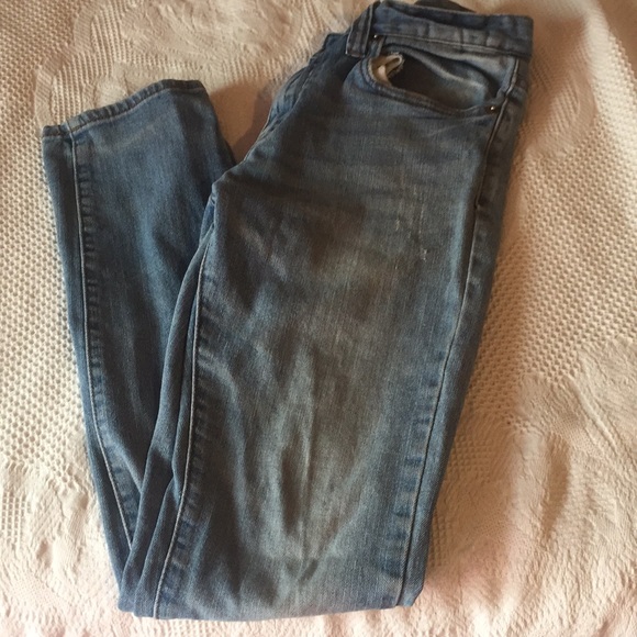 carbon denim jeans
